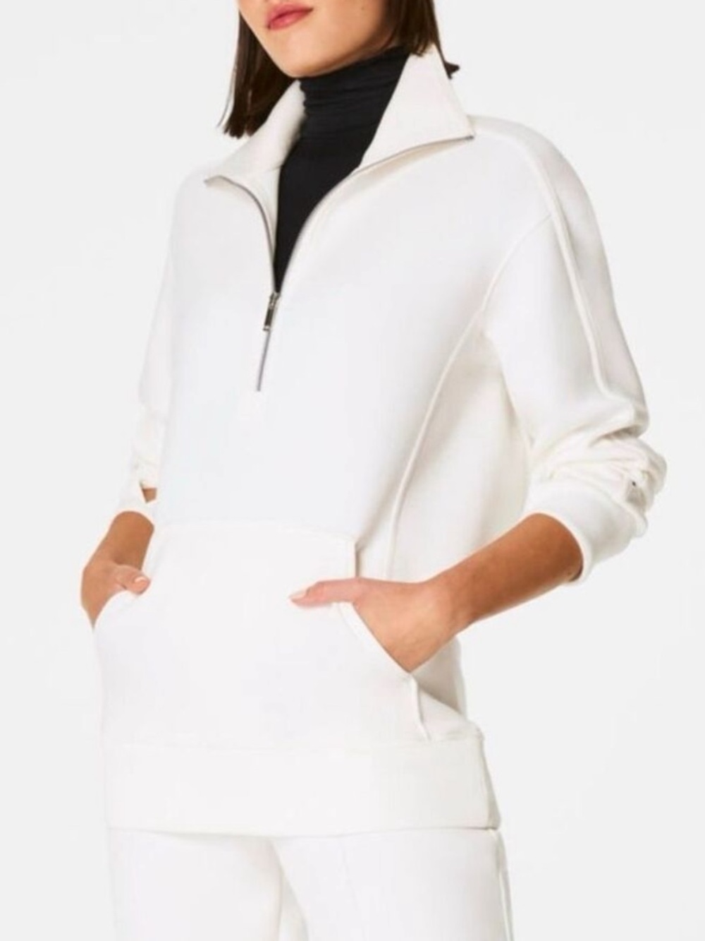 SPANX Airessentials Luxe Half Zip Pullover M